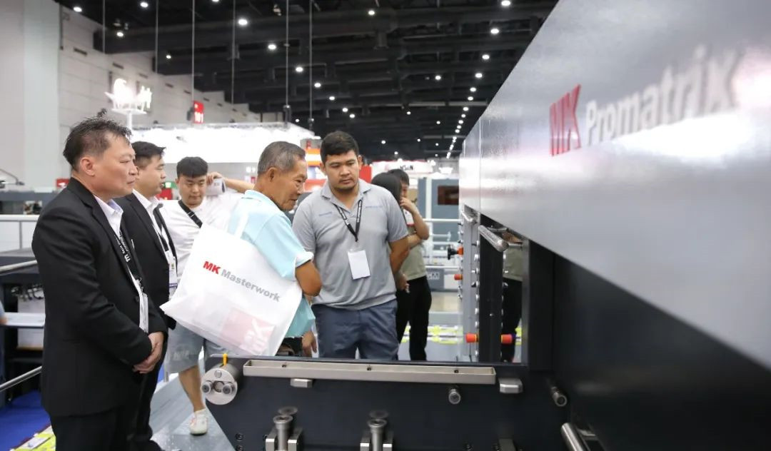 MK Promatrix106CSB 在泰國2023 Pack Print International (PPI)大放異彩！