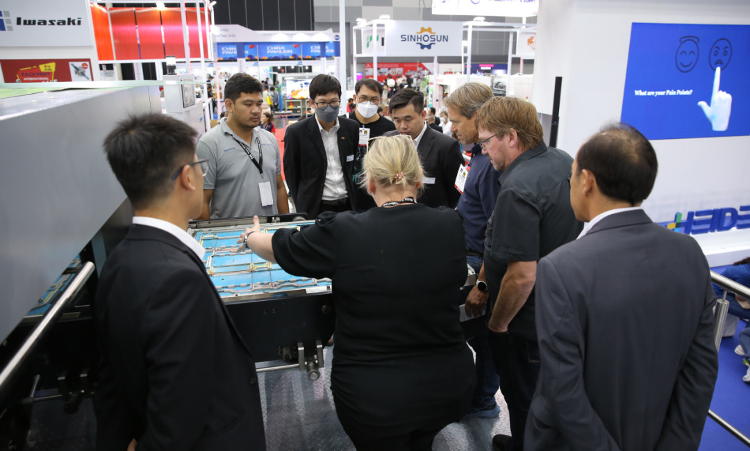 MK Promatrix106CSB 在泰國2023 Pack Print International (PPI)大放異彩！