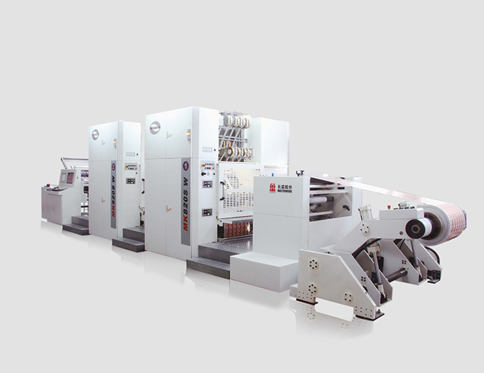 MK 2820SW圓壓圓卷筒紙機(jī)組式燙金機(jī)
技術(shù)描述：高速圓壓圓燙印技術(shù)
燙金方式采用圓壓圓連續(xù)運(yùn)行的方式，沒(méi)有停歇時(shí)間，效率達(dá)到最大化。