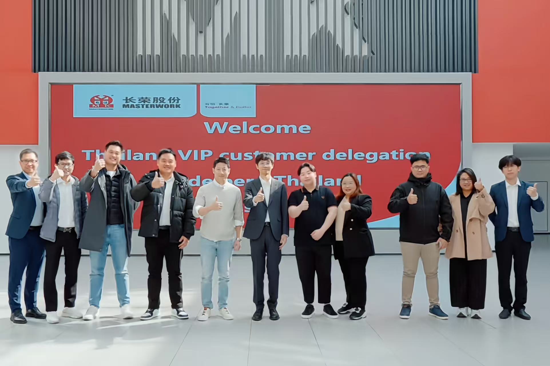 海德堡泰國(guó)客戶團(tuán)打卡長(zhǎng)榮集團(tuán)，擴(kuò)大“國(guó)際朋友圈”