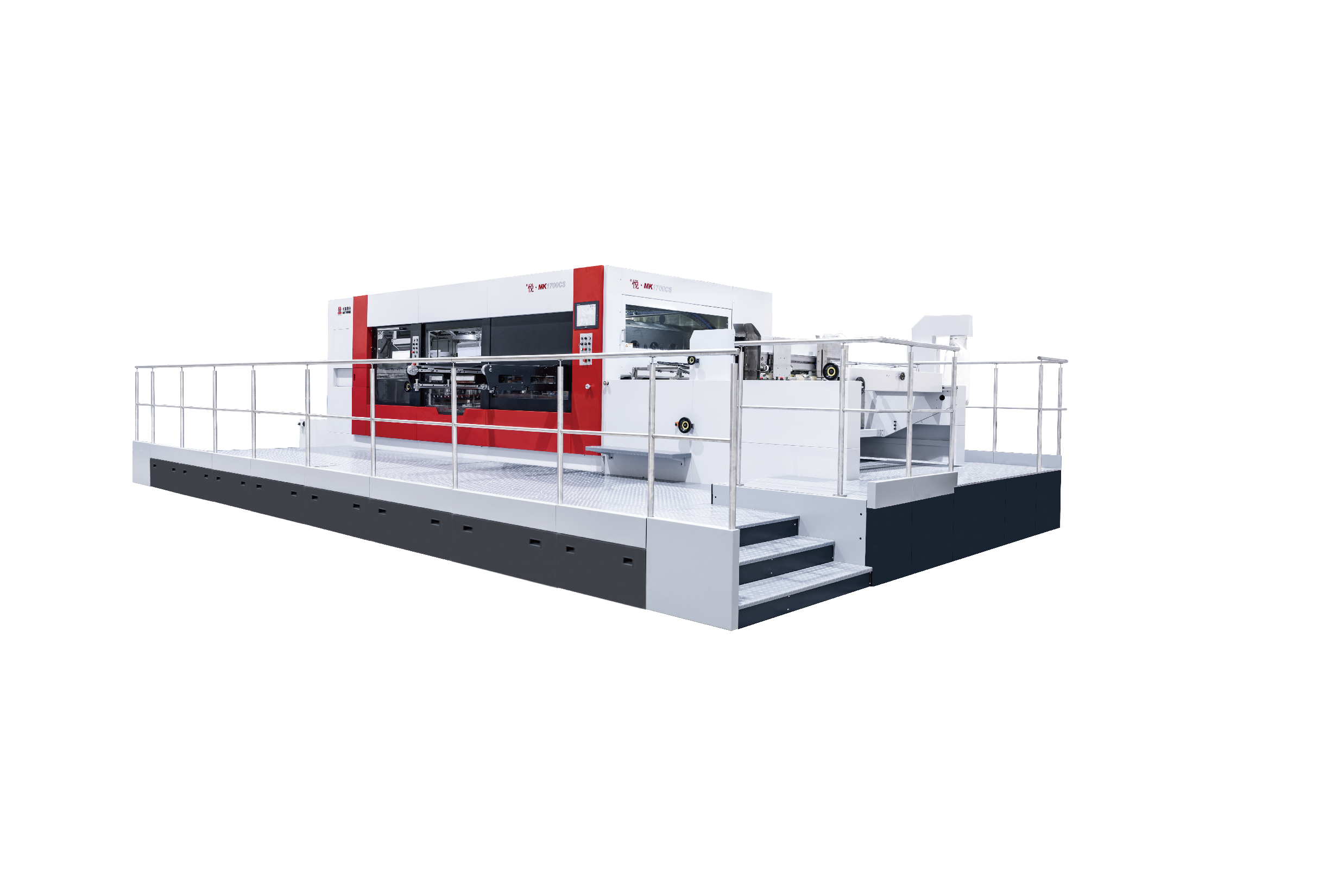 悅·1700CS瓦楞紙模切機(jī)
超大幅面瓦楞紙模切機(jī)，最高速度6000張/小時(shí)